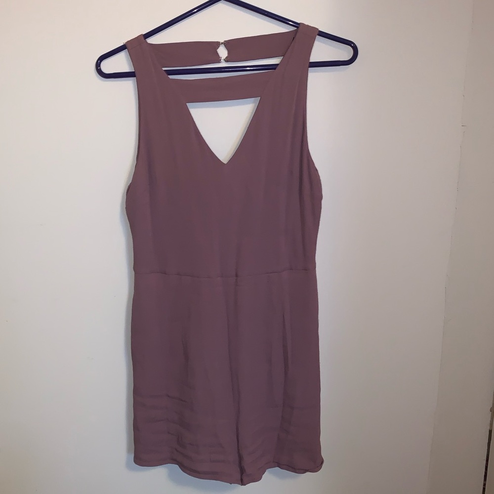 Naked Zebra NWOT Pink Romper with Choker Style Cut